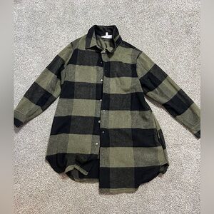 Steve Madden Eldridge Shacket NWOT Sage colour